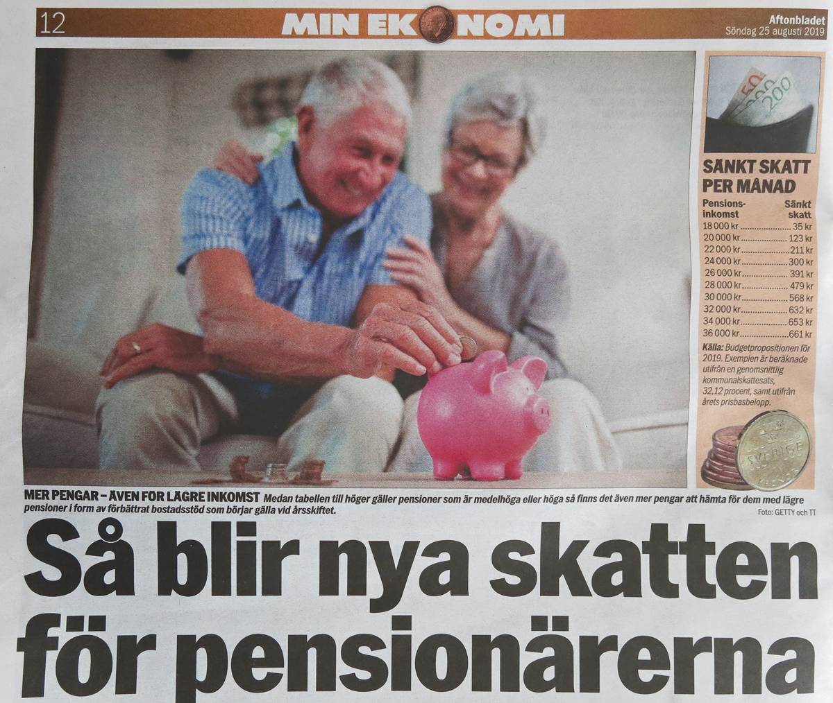 Sankt Pensionarsskatt Efolket