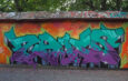 Senaste nytt från graffitikonsten vid Studiefrämjandets graffitivägg i Eskilstuna